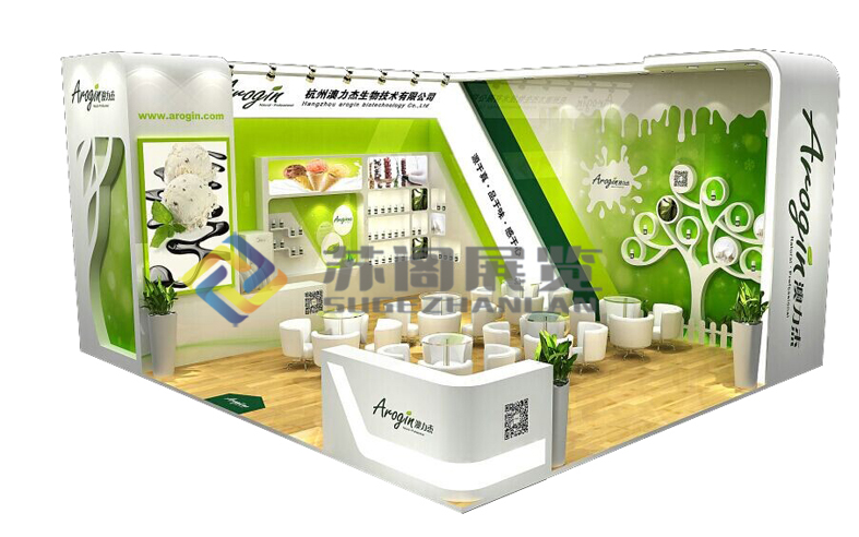 上海添加劑展—澳力杰展位特裝設(shè)計